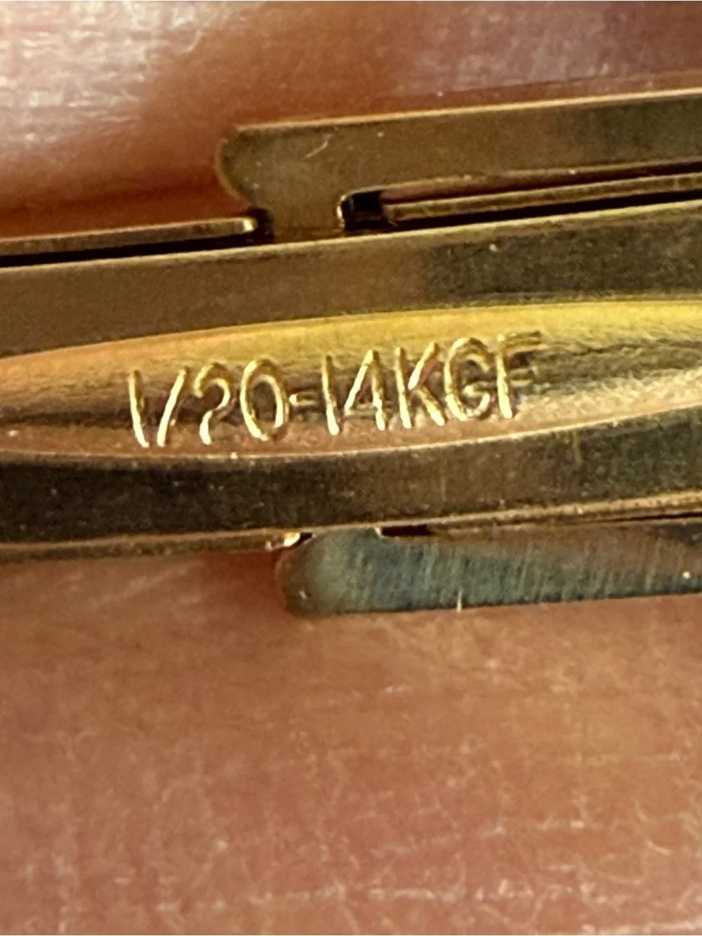 Vintage Inlaid Damascene Cufflinks